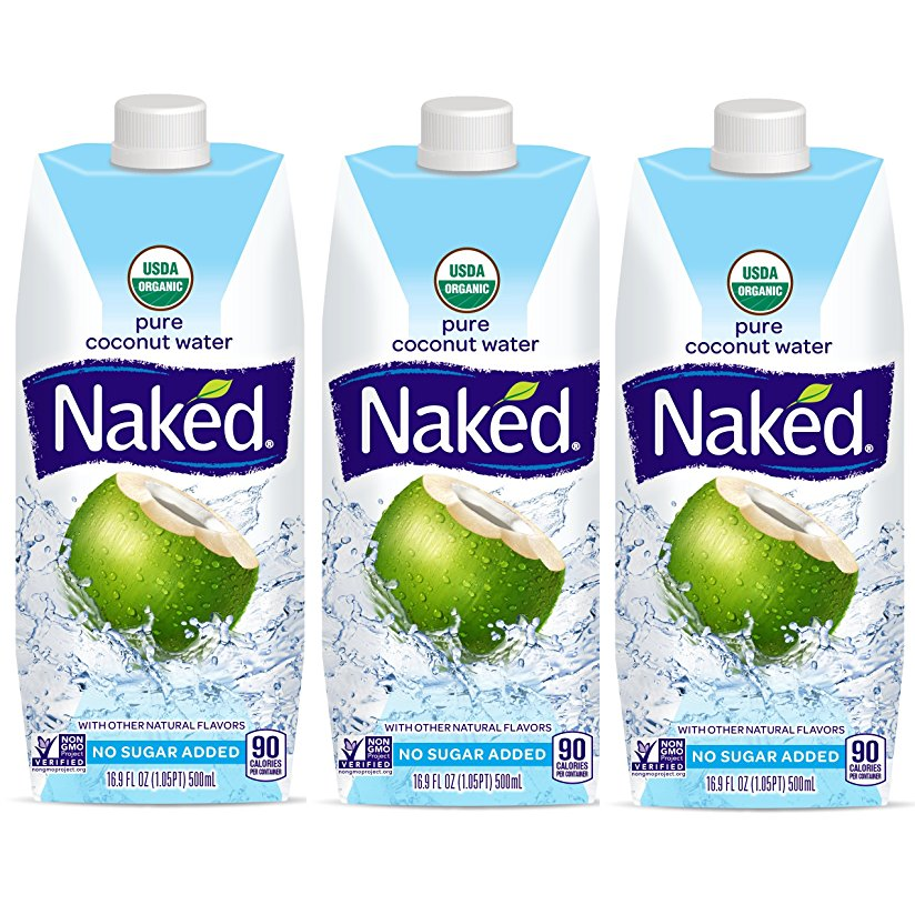 Naked Juice 100% Organic Pure Coconut Water 12 Count Only $16.71 Shipped!