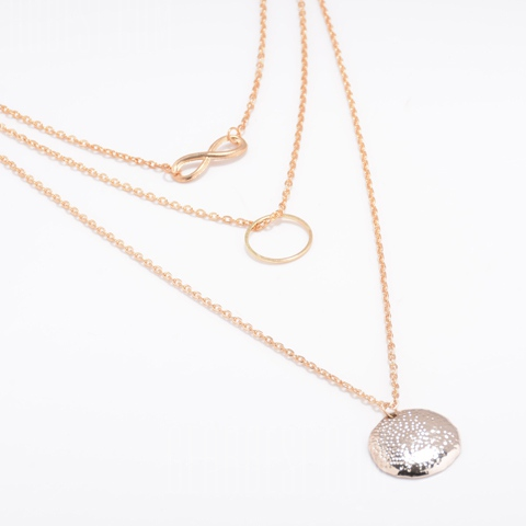 Infinity Round Dull Polished Pendant Necklace – ONLY $1.49 Shipped!