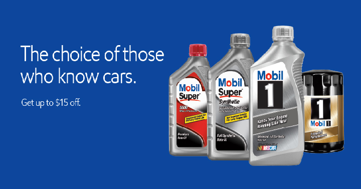 HOT! 5 Quart Mobil Full Synthetic Motor Oil ONLY $3.85 After Mail in Rebate!