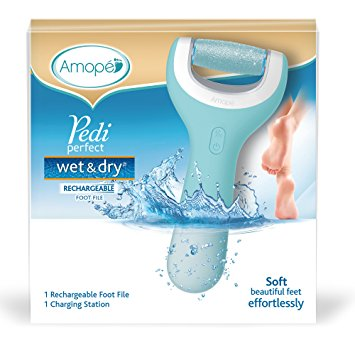 Amope Pedi Perfect Rechargeable Foot File Only $29.33 – Use Wet or Dry!