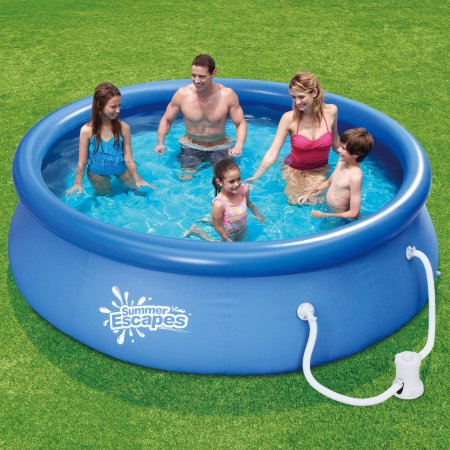 Summer Escapes 10′ x 30″ Quick Set Round Above Ground Swimming Pool Only $48.00!