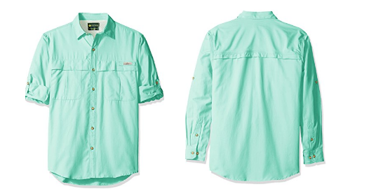 G.H. Bass & Co. Men’s Explorer Survivor Point Collar Long Sleeve Fishing Shirt Only $7.49!