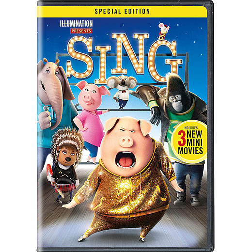 Amazon: Sing on DVD Only $9.99 – Blu-ray Only $12.99!