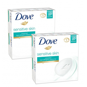 HOT! Dove Beauty Bar, Sensitive Skin, 4 Ounce, 16 Bars Just $9.87 Shipped!