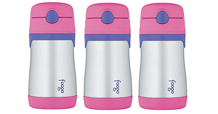 Vacuum Insulated Stainless Steel 10-Ounce Straw Bottle Only $7.52!
