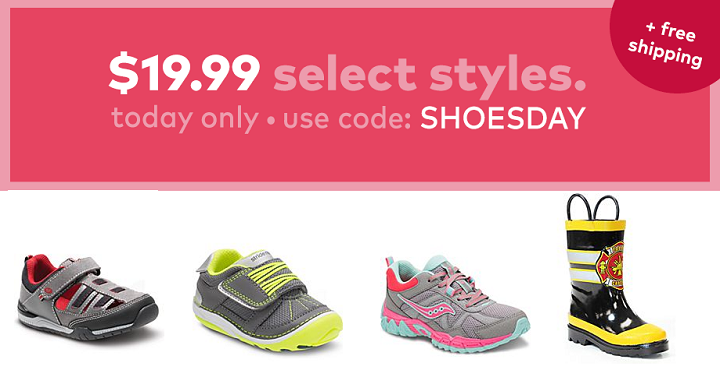Stride Rite: Kid’s Shoes Only $19.99 + FREE Shipping! TODAY ONLY!