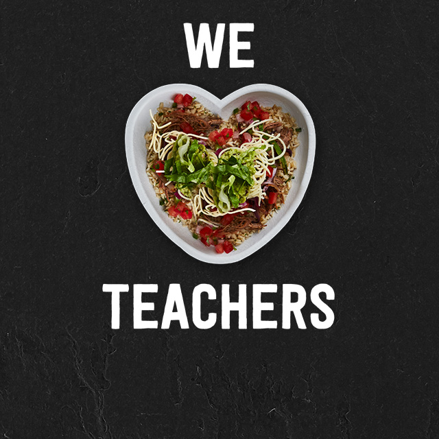 Buy One Meal Get One FREE At Chipotle For Teacher Appreciation Tuesday May 2nd!