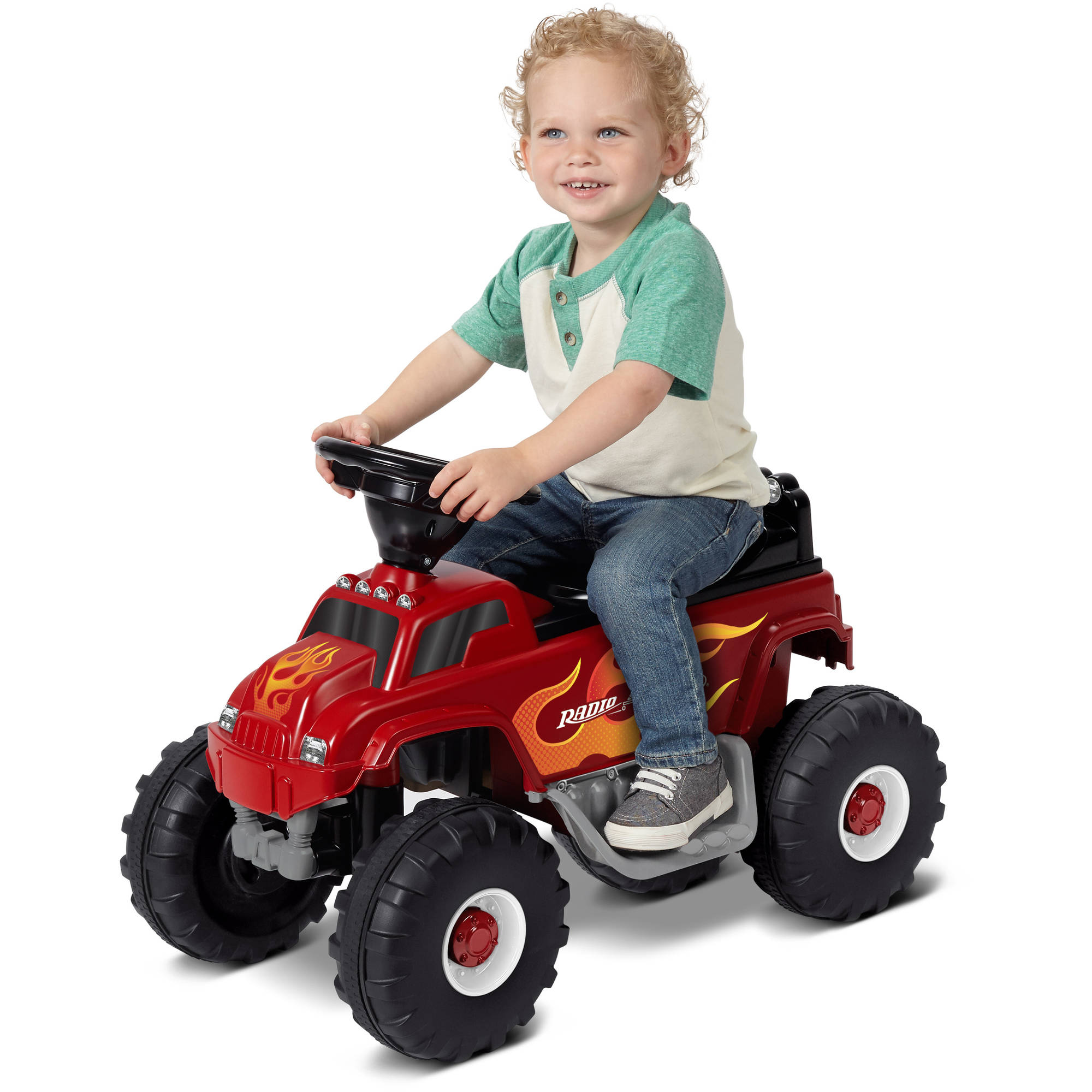 Radio Flyer Monster Truck with Lights and Sounds Ride-On Only $49.97!