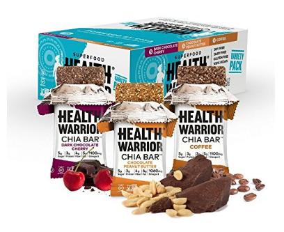 Health Warrior Chia Bars, Chocolate Variety Pack – Only $9.31!