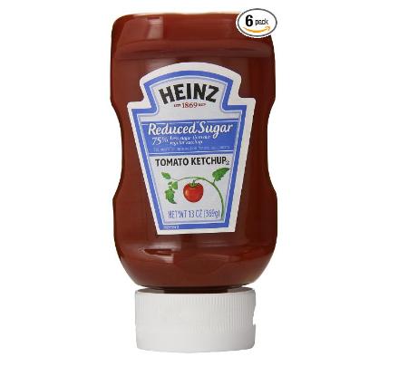 Heinz Tomato Ketchup, Reduced Sugar, 13 Oz (Pack of 6) – Only $10.83!