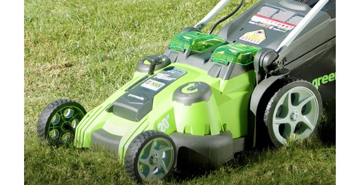 GreenWorks G-MAX 40V 20-Inch Cordless Lawn Mower – Only $259.19! *Today Only!!*