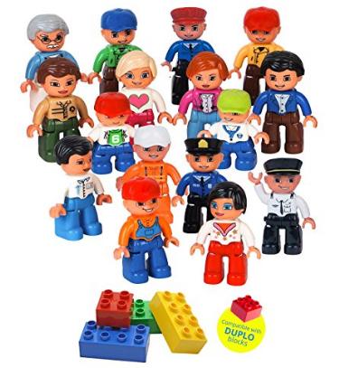Community Figures Set Lego Duplo Compatible (Pack of 16) – Only $19.99!