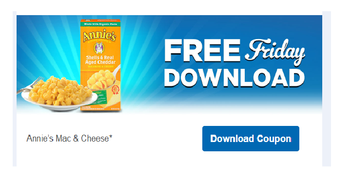 FREE Annie’s Mac & Cheese! (Download Today, April 21st Only)