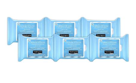 Neutrogena Makeup Remover Cleansing Towelettes & Wipes Refill Pack, 25 Count (Pack of 6) – Only $14.36!