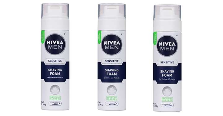 NIVEA Men Sensitive Shaving Foam 7 Ounce (Pack of 6) Only $9.46 Shipped!