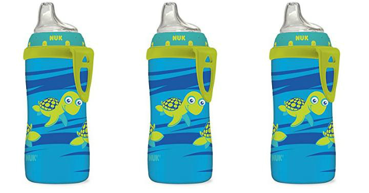 NUK Blue Turtle Silicone Spout Active Cup, 10-Ounce – Only $2.59! *Add-On Item*