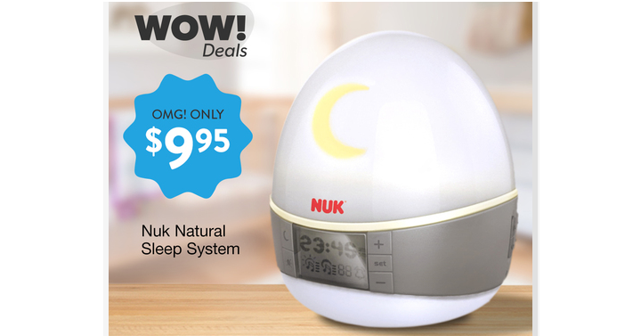 Wow! NUK Natural Sleep System 2-in-1 Light & Sound Machine Only $9.95! (Compare to $37)