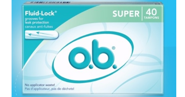 Possible Free Box of o.b. Tampons!