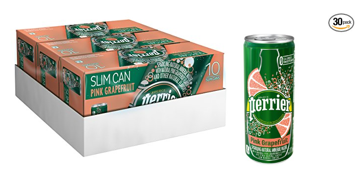 Perrier Sparkling Natural Mineral Water, Pink Grapefruit (Pack of 30) Only $11.37 Shipped!