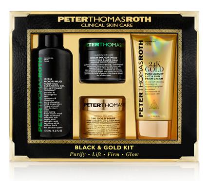 Peter Thomas Roth 4-Piece Black & Gold Skincare Set – Only $29.25!