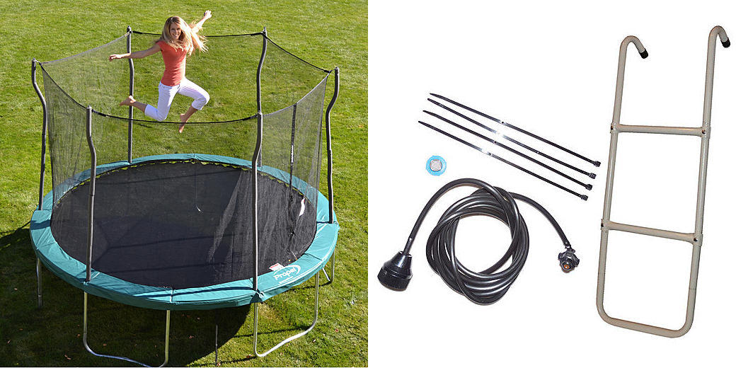 Propel 12′ Trampoline With Enclosure + Ladder and Mister Only $189.99 + $15.50 Back in Points!