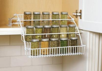 Rubbermaid Pull Down Spice Rack in White – Only $18.25!