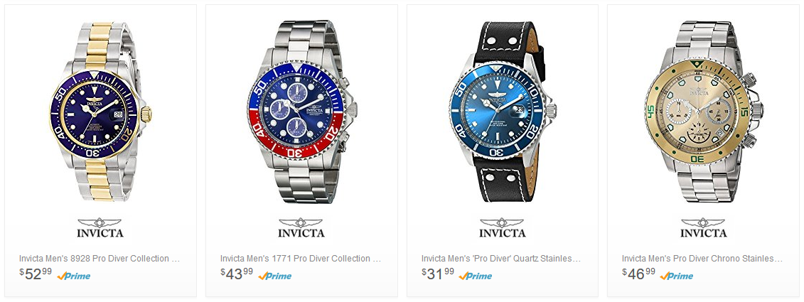 Up to 90% Off Classic Invicta Watches! Priced from $31.99!