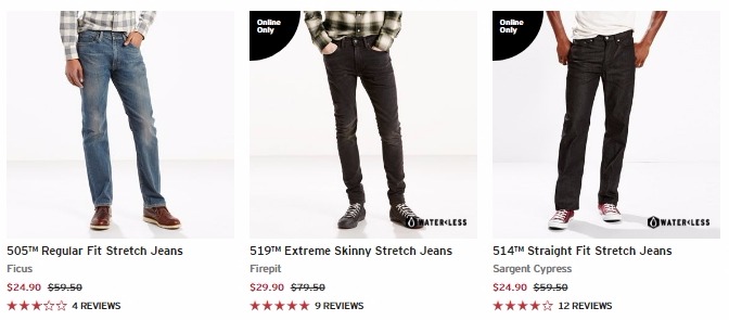 LEVI’S: 20% Off 2 Items or 30% Off 3 Items! LEVI’S: 20% Off 2 Items or 30% Off 3 Items!