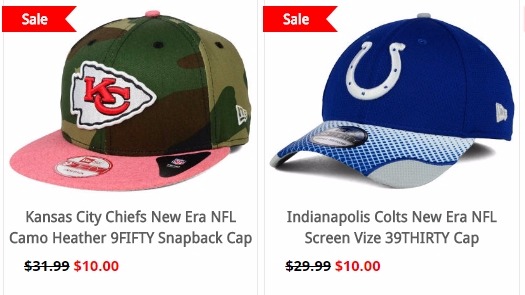 NFL Hats Down to Just $10.00!