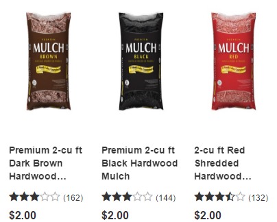 Bags of 2 Cu Ft Mulch Only $2 Each at Home Depot or Lowe’s!