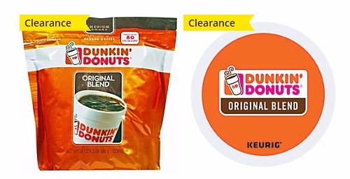 NICE Deals on Dunkin Donuts Coffee! (Ground or K-Cups)