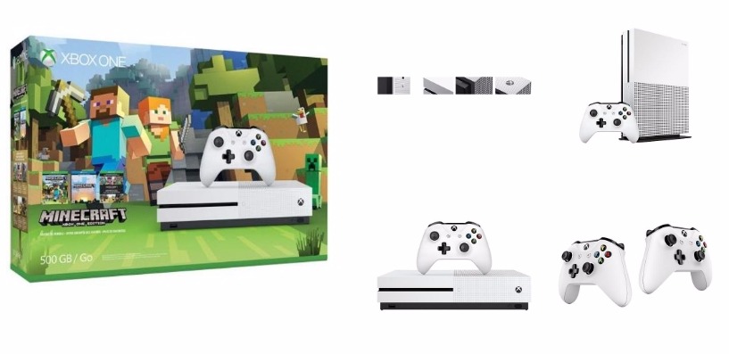 Xbox One S 500 GB Minecraft Favorites Bundle Only $219.99 + $30 Back in Points! Xbox One S 500 GB Minecraft Favorites Bundle Only $219.99 + $30 Back in Points!