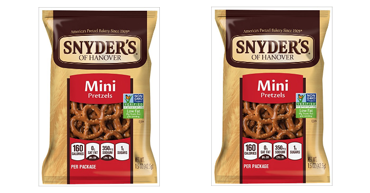 Snyder’s of Hanover Mini Pretzels (48-count) Only $9.48 Shipped!