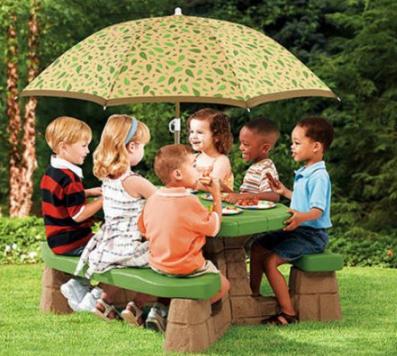Step2 Picnic Table with Umbrella – Only $53.99!