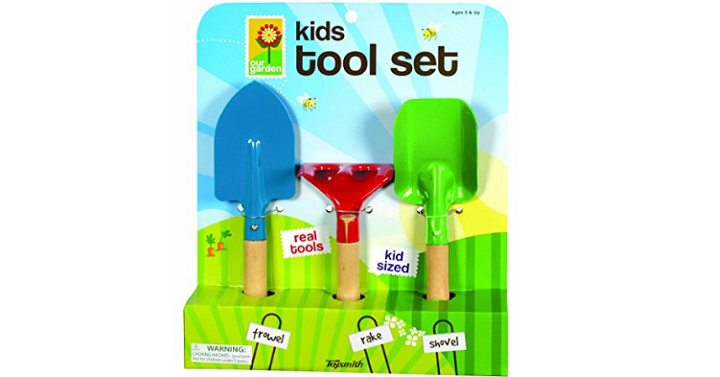Toysmith Kid’s 3-Piece Garden Tool Set Only $5.90!