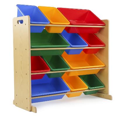 Tot Tutors Kids’ Toy Storage Organizer with 12 Plastic Bins – Only $39.09 Shipped!