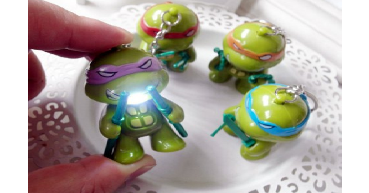 LED Lighting Sound Turtle Key Chain Only $0.59 Shipped!