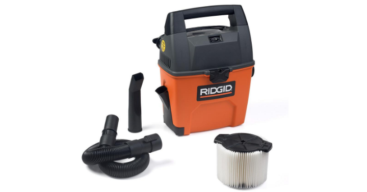 RIDGID 3 Gal. Portable Pro Wet Dry Vac Only $34.97! (Reg. $59.97)