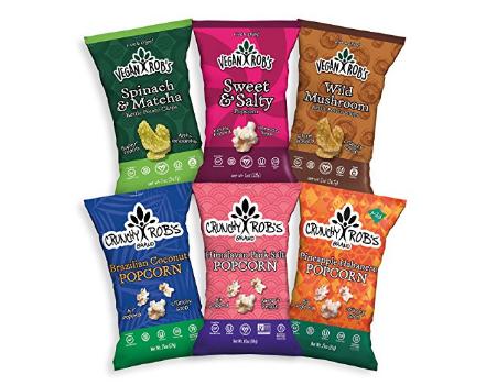 Vegan Rob’s Gluten Free Chips and Popcorn, Variety Pack, 12 Count – Only $16.90!