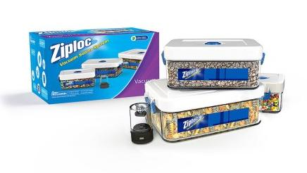Ziploc 3-Piece Canister Set and Adapter – Only $18.49!