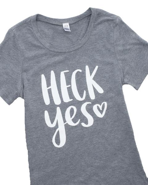 Bold & Full Wednesday – Heck Yes Graphic Tee for $15.95 + FREE SHIPPING!
