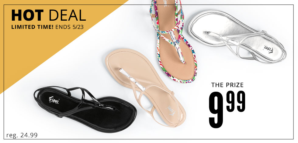 Payless Sandal Sale! CUTE Women’s Prize Flat Sling – Just $9.99!