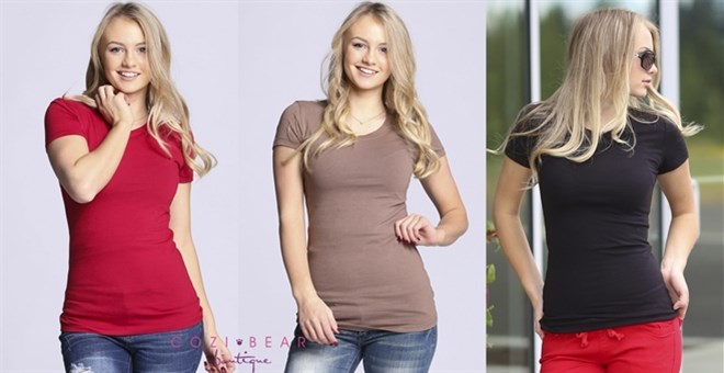 Extra Long Crew Neck Tees Only $4.99 or Extra Long Tanks Only $6.99!
