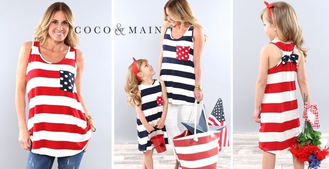 Patriotic Mommy & Me Tanks and Dresses Just $12.99 Each!