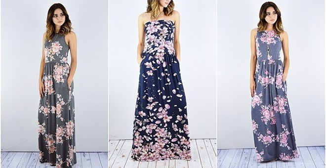 Floral Maxi Dress with Pockets from Jane – Just $28.99!