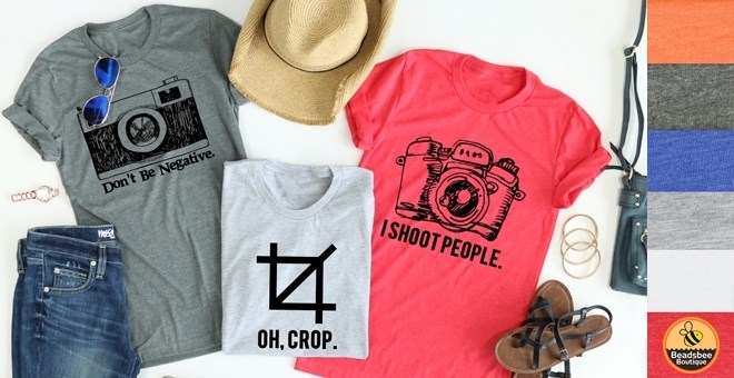 Fun Photographer Tees Only $13.99!