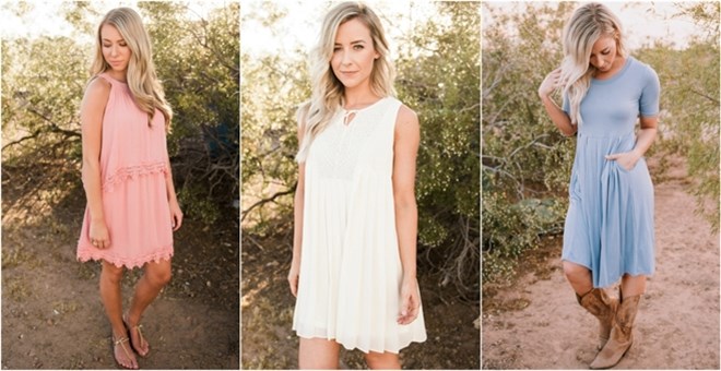 Fun Summer Dresses Only $16.99! Four Styles to Choose From!