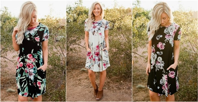 Floral T-Shirt Dress from Jane – Just $25.99!