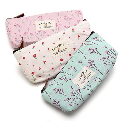 Set of 3 Floral Pencil Cases Only $2.95 + FREE Shipping!