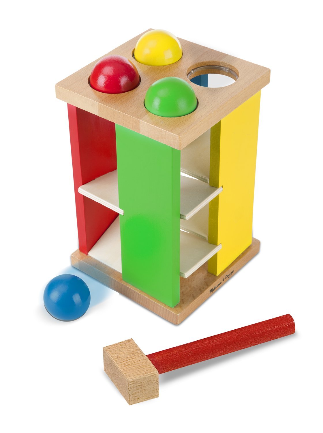 Melissa & Doug Deluxe Pound and Roll Wooden Tower – Just $7.63!